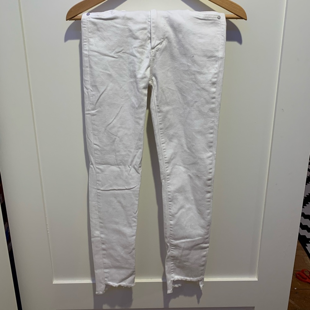 Just Black White Highwaisted Skinny Jeans